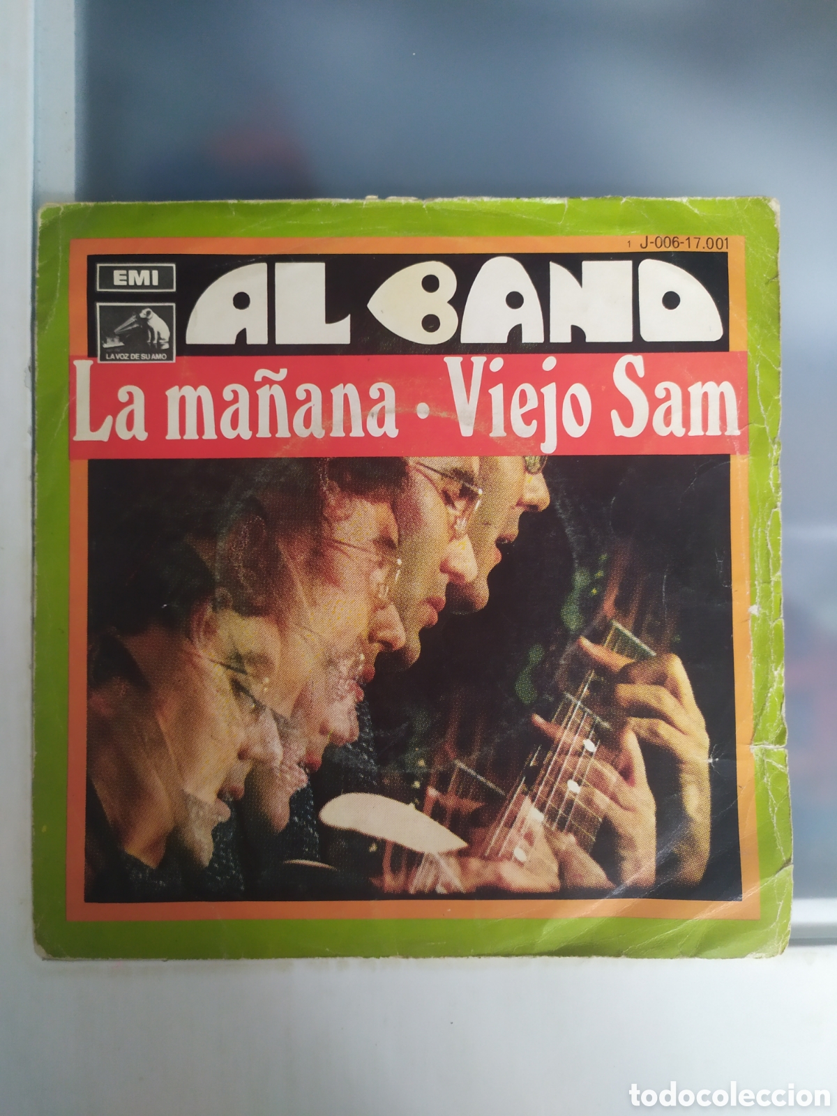 Discos de vinilo: Single Al Bano. La ma&ntilde;ana / Viejo Sam - Foto 1