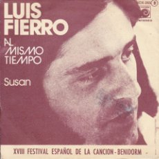 Discos de vinilo: DISCO SINGLE, LUIS FIERRO (AL MISMO TIEMPO). Lote 380675899