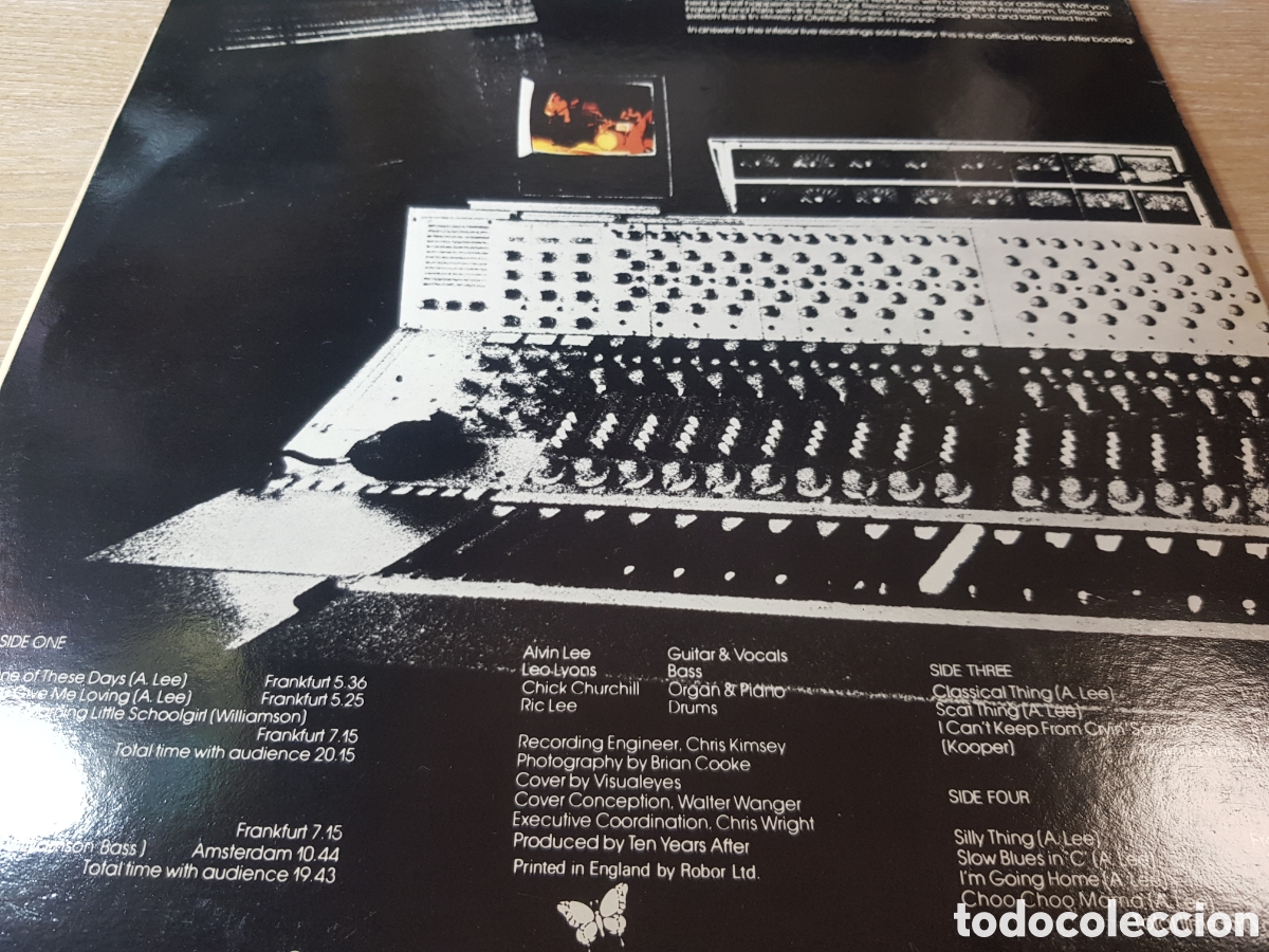 Discos de vinilo: TEN YEARS AFTER RECORDED LIVE DOBLE LP - Foto 2