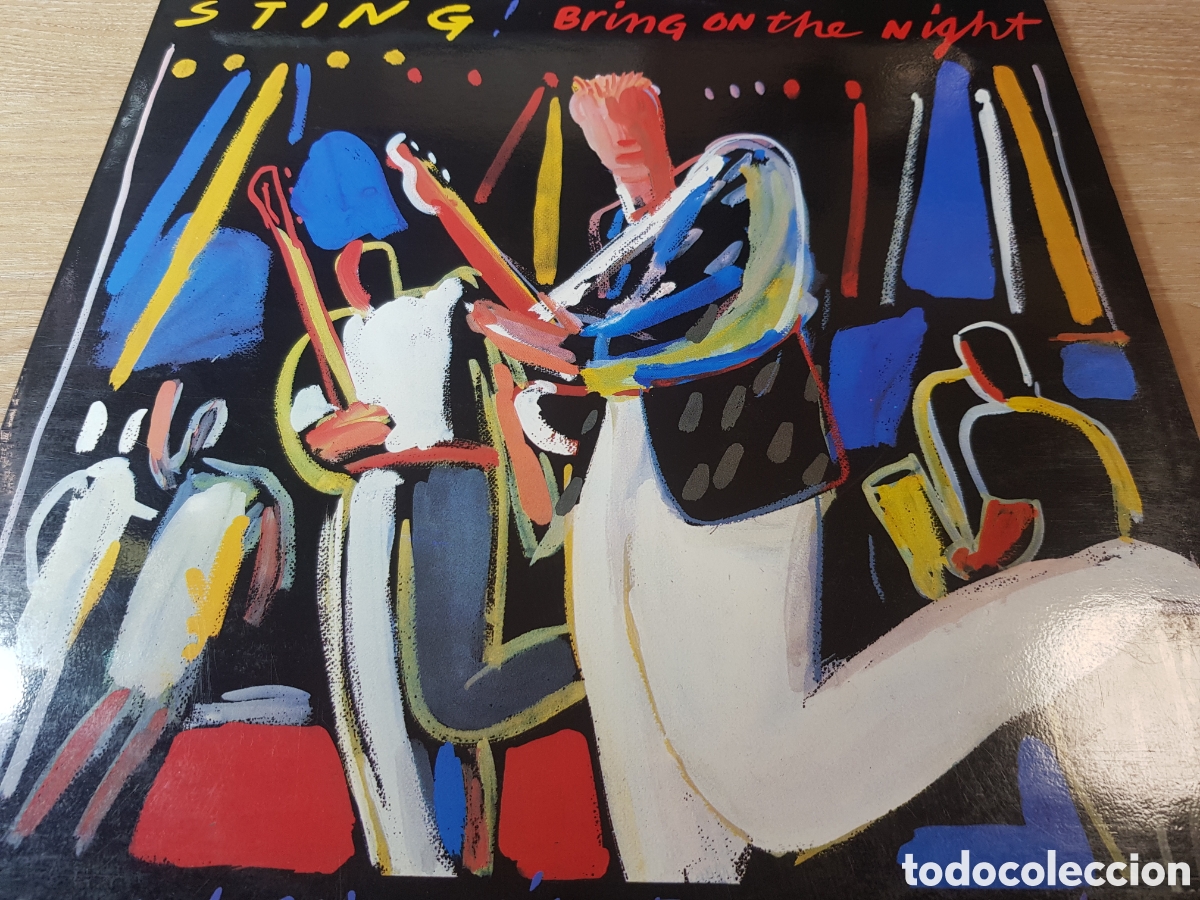 Discos de vinilo: STING BRING ON THE NIGHT DOBLE LP EN DIRECTO - Foto 1