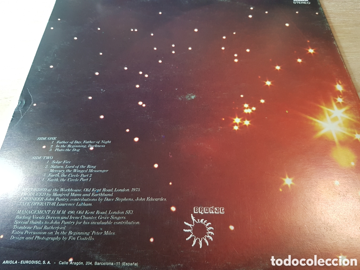 Discos de vinilo: MANFRED MANN S SOLAR FIRE - Foto 2