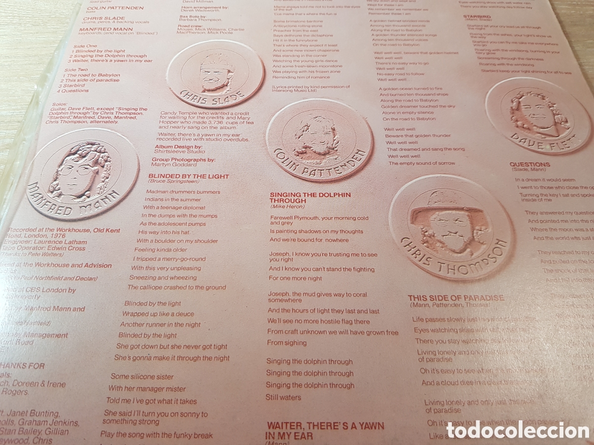 Discos de vinilo: MANFRED MANN S THE ROARING SILENCE - Foto 2
