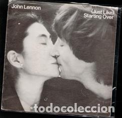Discos de vinilo: John Lennon. Starting Ovwer. Single. - Foto 1