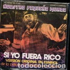 Discos de vinilo: SI YO FUERA RICO. VERSIÓN ORIGINAL EN ESPAÑOL. VIOLINISTA EN EL TEJADO