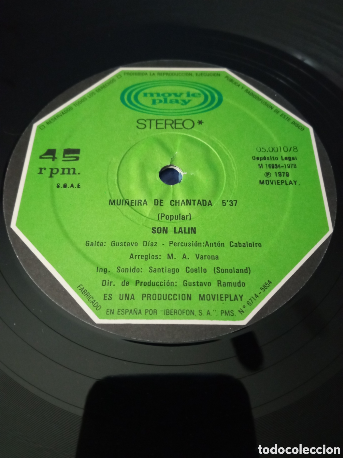 Discos de vinilo: Son Lal&iacute;n - Mui&ntilde;eira de Chantada - Foto 3