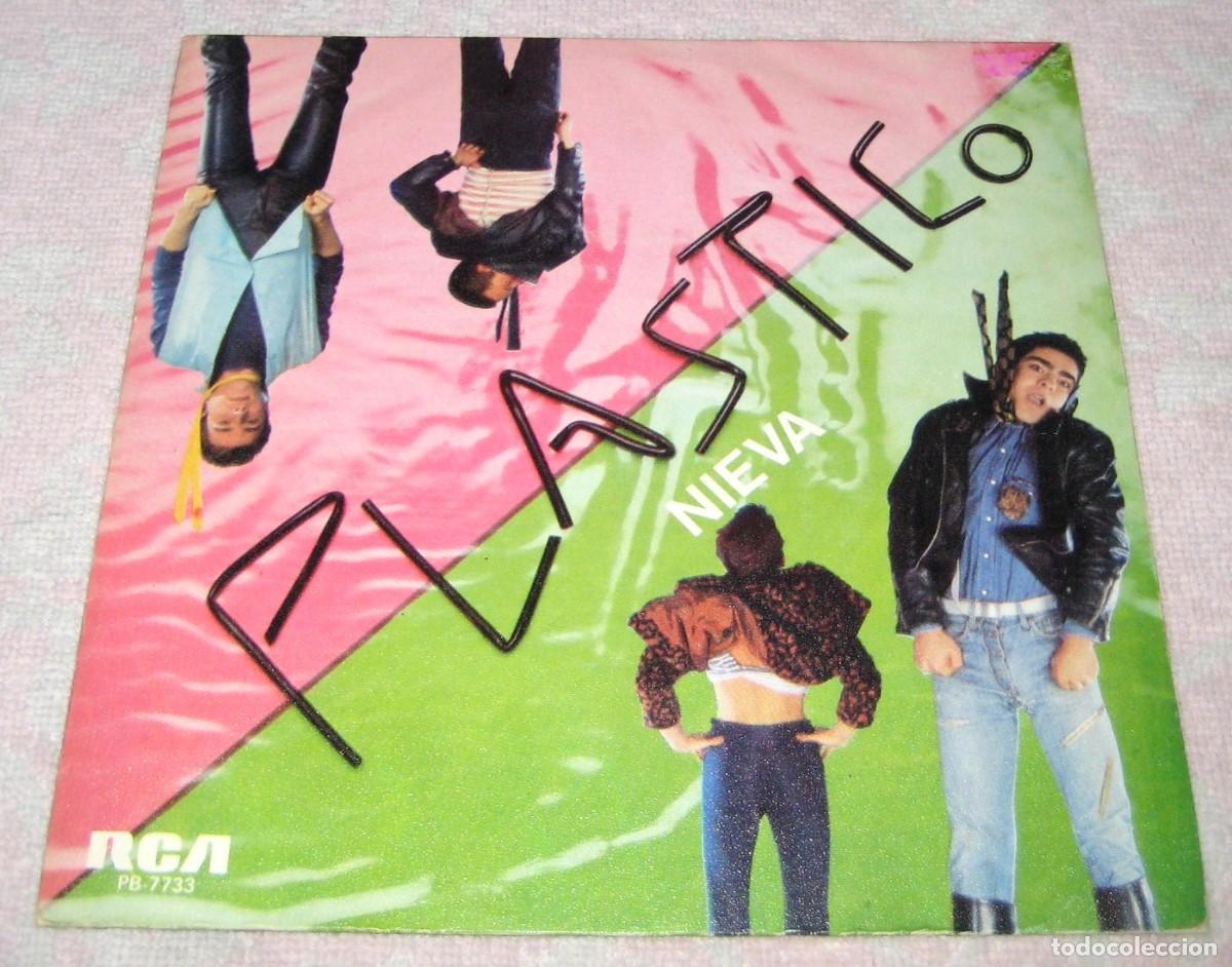 Discos de vinilo: PLASTICO - Nieva - Single (RCA 1981) + Insert - Ecelente estado - Foto 1