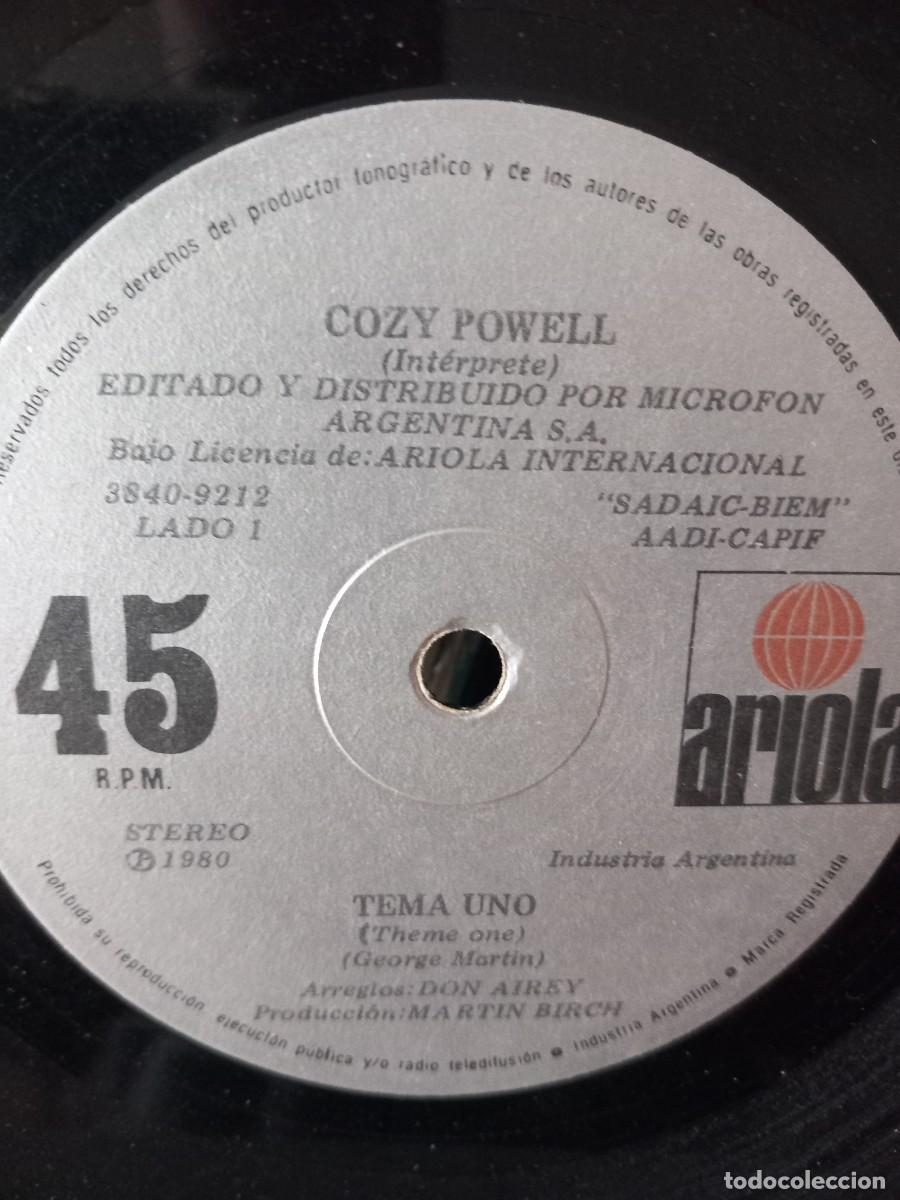 Discos de vinilo: Cozy Powell &lrm;&ndash; Tema Uno (Theme One) - simple arg. - Foto 1