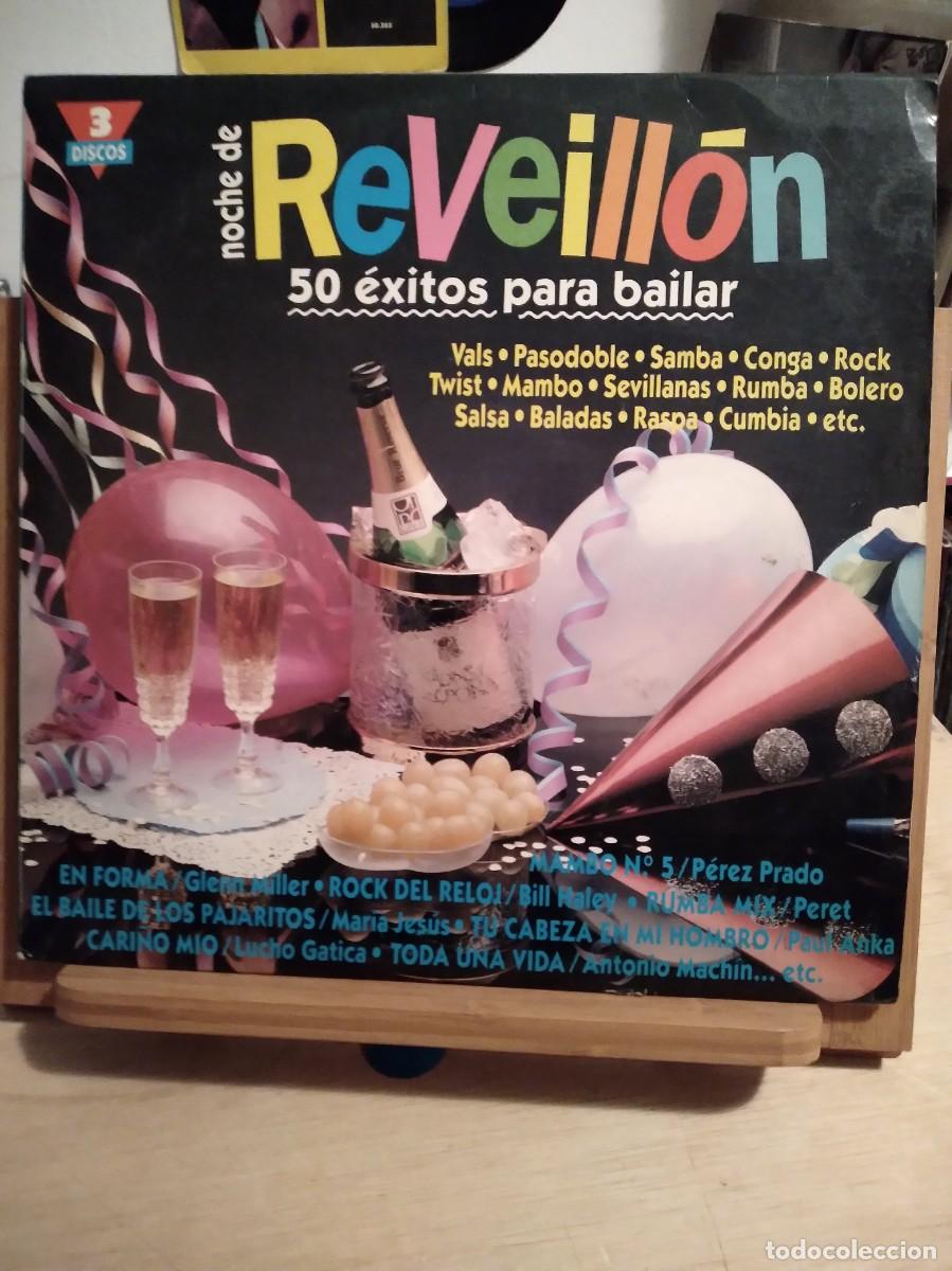 Discos de vinilo: NOCHE DE REVEILLON-50 EXITOS PARA BAILAR-TRIPLE VINILO LP- - Foto 1
