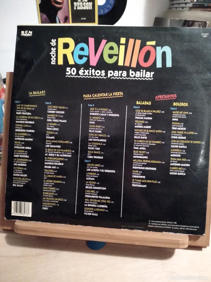 Discos de vinilo: NOCHE DE REVEILLON-50 EXITOS PARA BAILAR-TRIPLE VINILO LP- - Foto 2