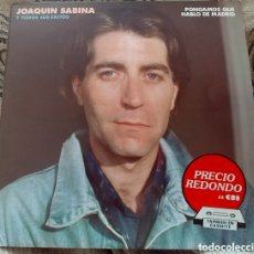 Discos de vinilo: JOAQUÍN SABINA, PONGAMOS QUE HABLO DE MADRID, LP RECOPILATORIO DE 1985, COMO NUEVO. Lote 380709769