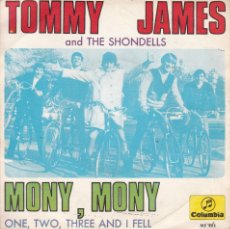 Discos de vinilo: DISCO SINGLE, TOMMY JAMES (MONY, MONY). Lote 380720454