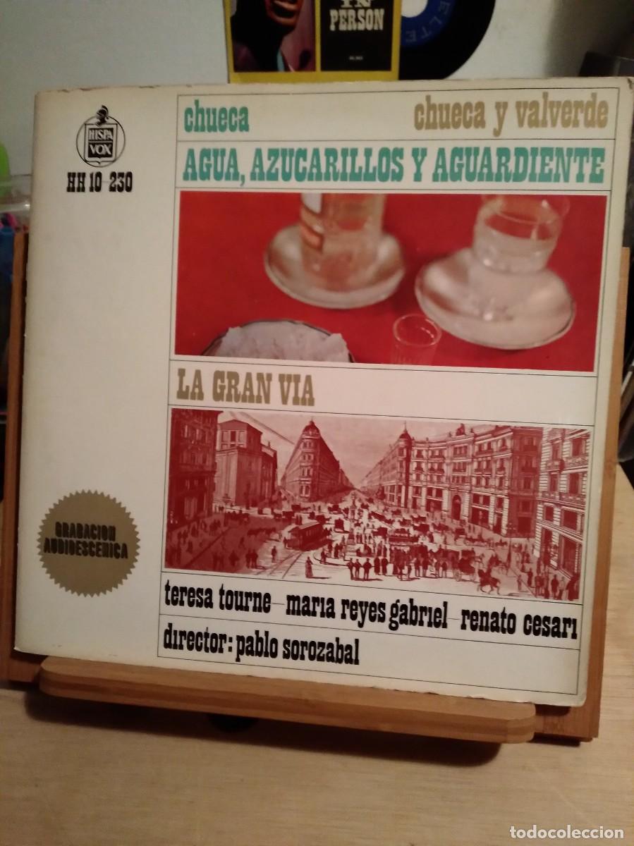 Vinyl records: CHUECA Y VALVERDE-AGUA AZUCARILLOS Y AGUARDIENTE-VINILO LP-