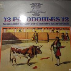Discos de vinilo: 12 PASODOBLES 1971