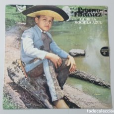 Discos de vinilo: LP PEDRITO FERNANDEZ - LA DE LA MOCHILA AZUL (ESPAÑA - CBS - 1979) TEX MEX MARIACHI KID. Lote 380746454