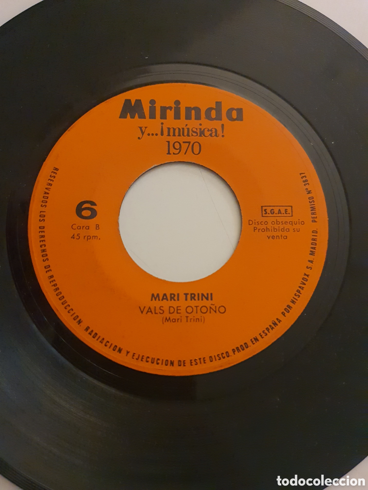 Discos de vinilo: disco mirinda mari trini - Foto 2