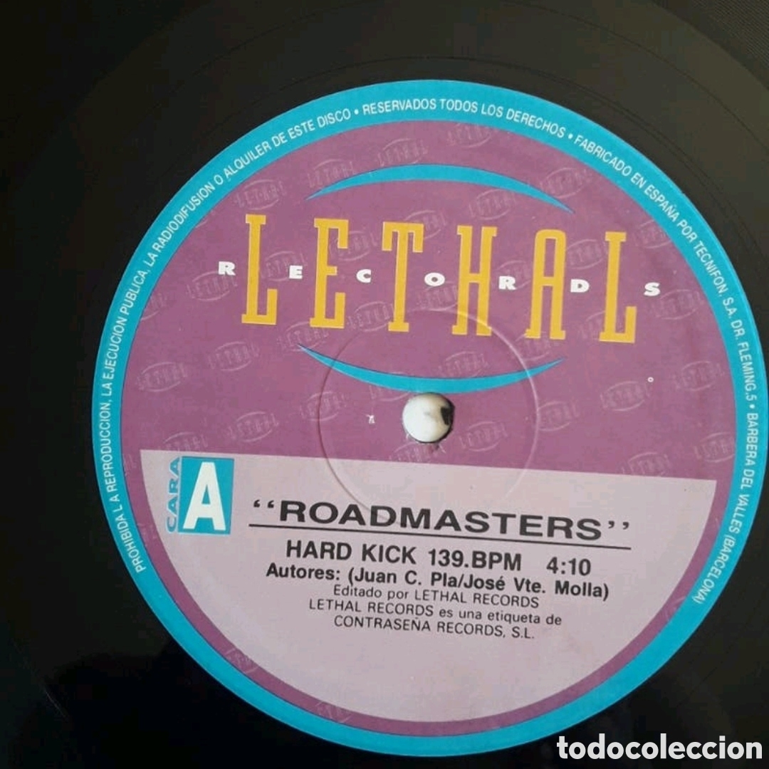 Discos de vinilo: Maxi single Roadmasters.&nbsp;Get On The Floor (3 versiones) - Foto 2