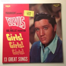 Discos de vinilo: ELVIS PRESLEY ‎– GIRLS! GIRLS! GIRLS! , UK 1977 RCA VICTOR