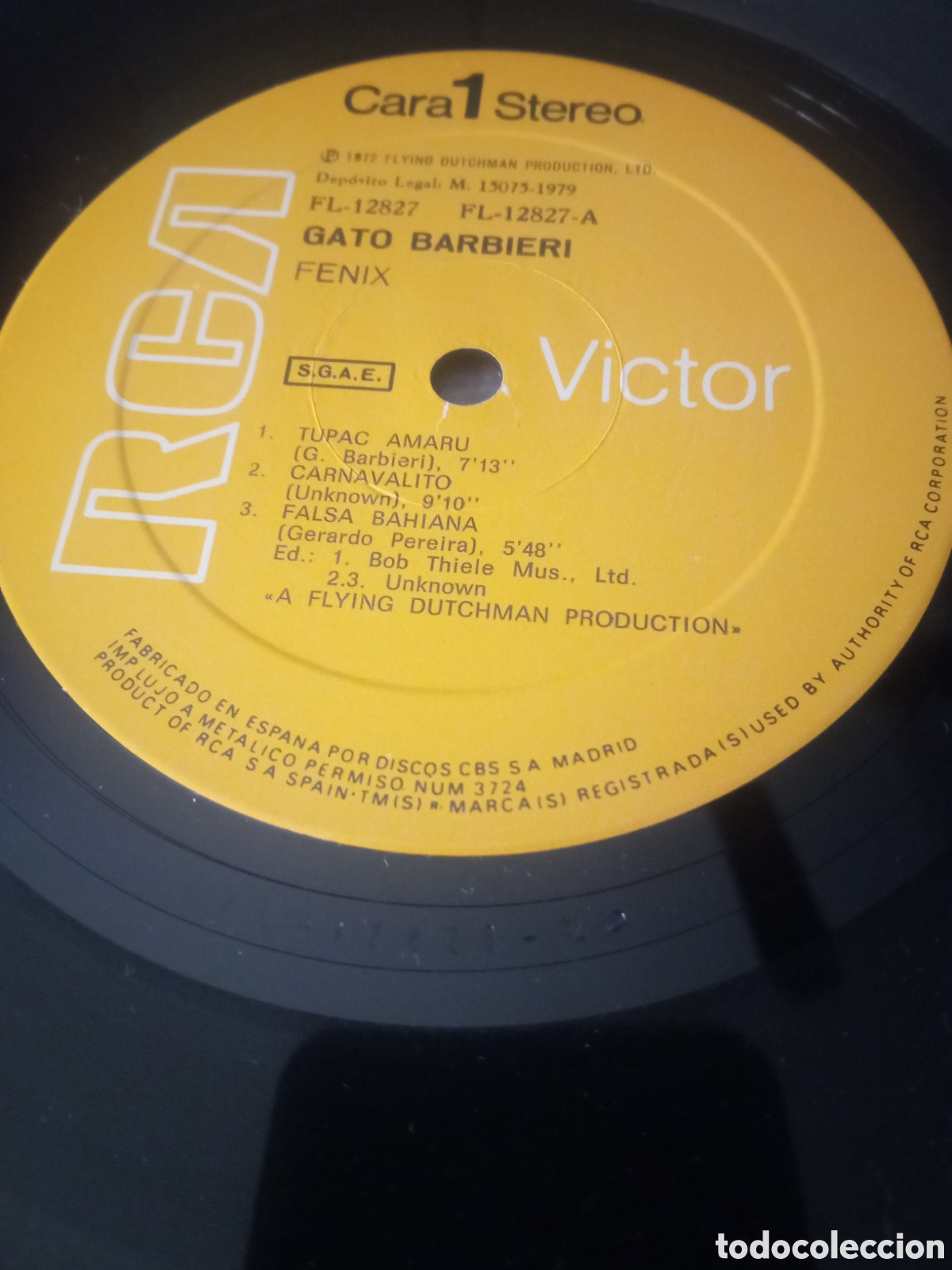 Discos de vinilo: Gato Barbieri - Fenix Vinilo Lp - Foto 5