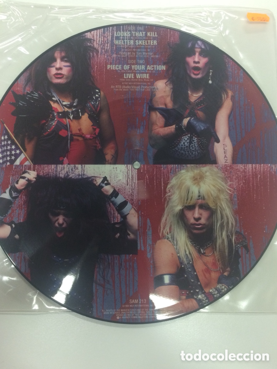 Discos de vinilo: MOTLEY CR&Uuml;E. Picture disc. - Foto 4