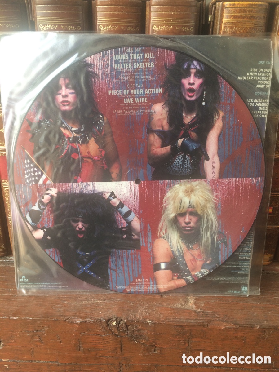 Discos de vinilo: MOTLEY CR&Uuml;E. Picture disc. - Foto 6