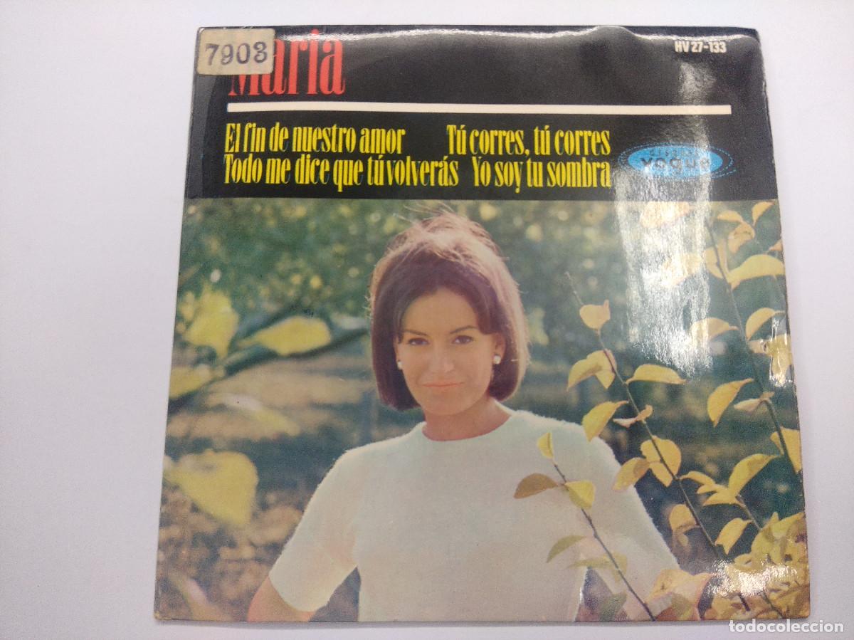 Discos de vinilo: MARIA/EL FIN DE NUESTRO AMOR/SINGLE. - Foto 1