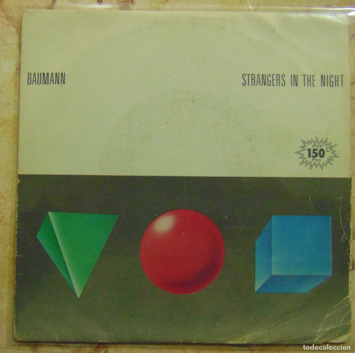 Discos de vinilo: Baumann &ndash; Strangers In The Night - SINGLE 1983 - Foto 1