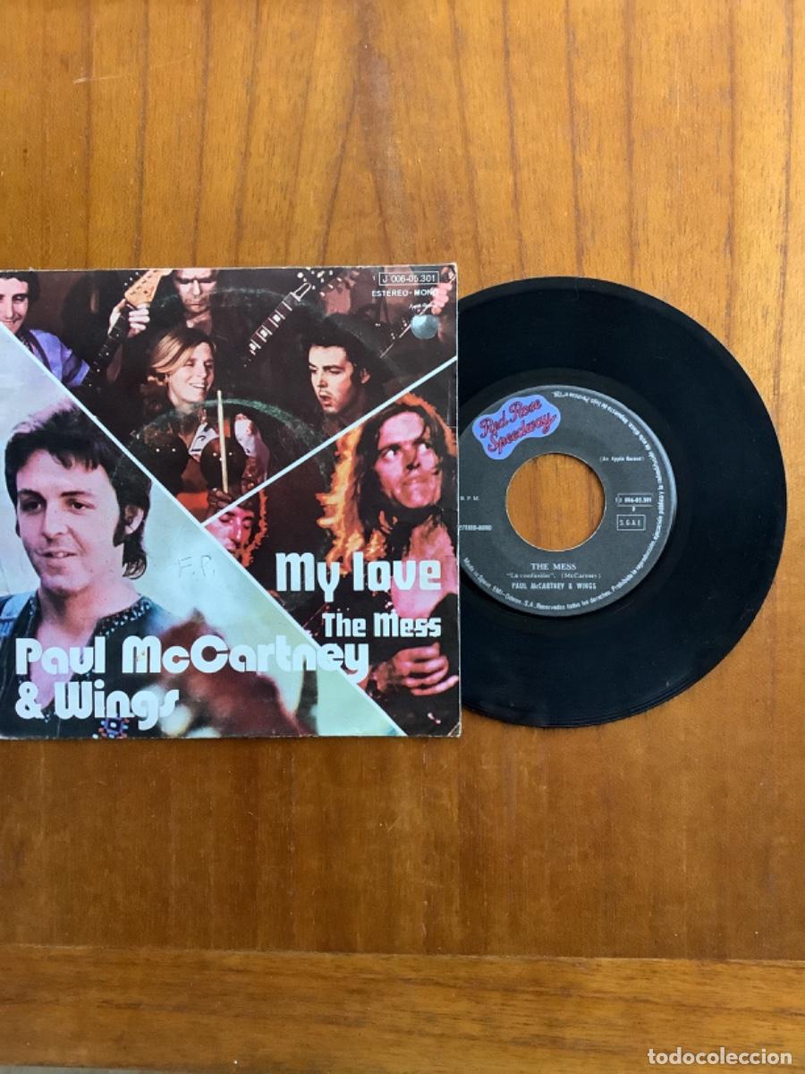 Discos de vinilo: SINGLE PAUL McCARTNEY-MY LOVE - Foto 3