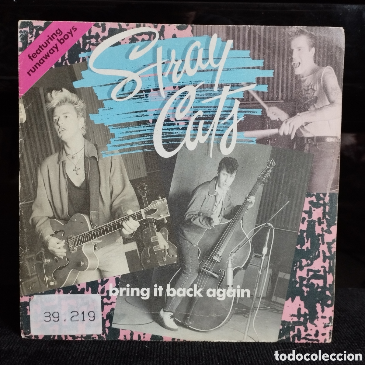 Discos de vinilo: Stray Cats - Bring It Back Again Single 1989 - Foto 1
