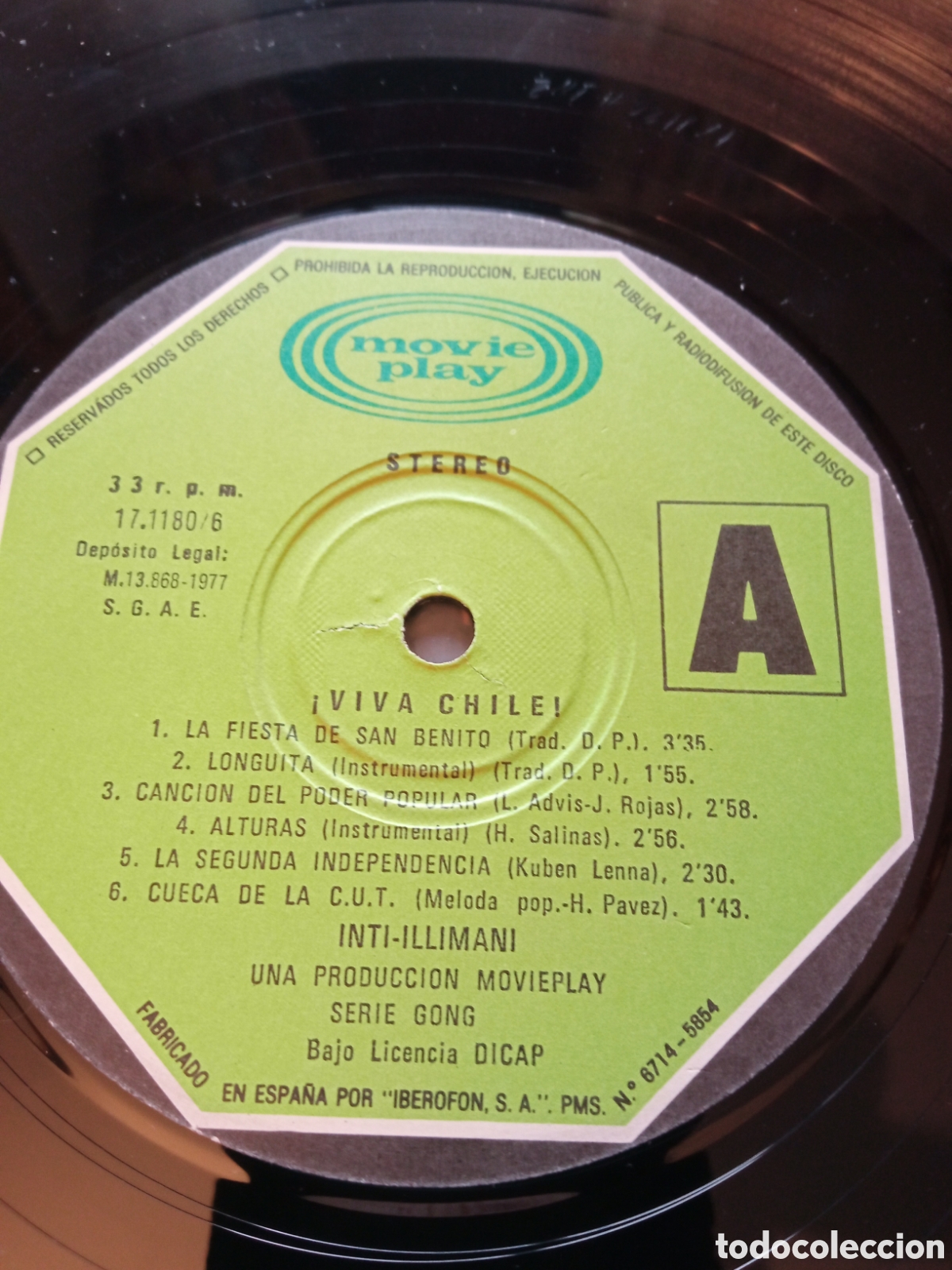 Discos de vinilo: Inti-Illimani - Viva Chile - Foto 5