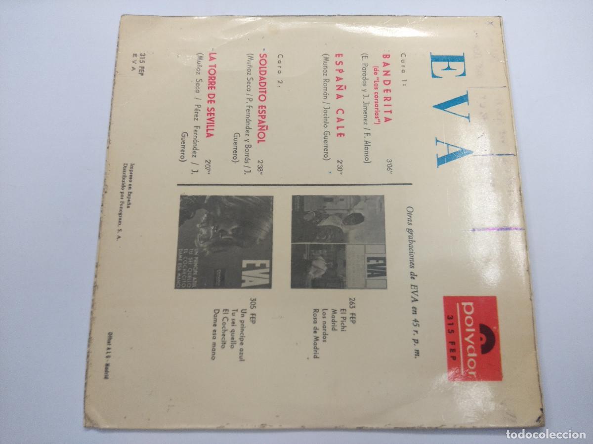 Discos de vinilo: EVA/BANDERITA/SINGLE. - Foto 3
