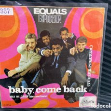 Discos de vinilo: THE EQUALS - BABY, COME BACK = VUELVE PEQUEÑA (7”, SINGLE). Lote 380795909