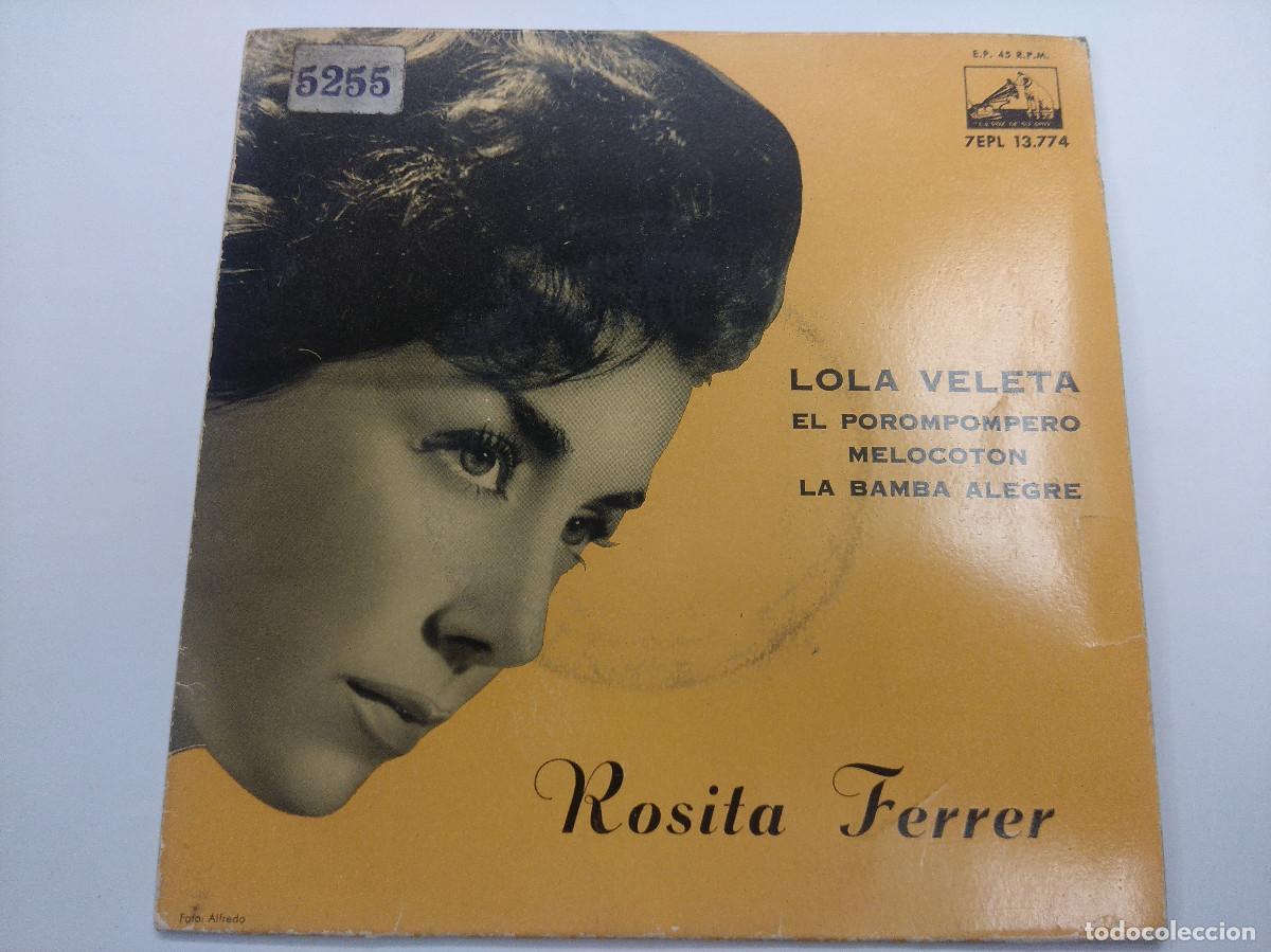 Discos de vinilo: ROSITA FERRER/LOLA VELETA/SINGLE. - Foto 1