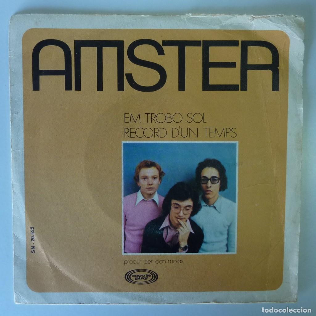 Discos de vinilo: AMSTER / EM TROBO SOL / 1972 / SINGLE - Foto 1