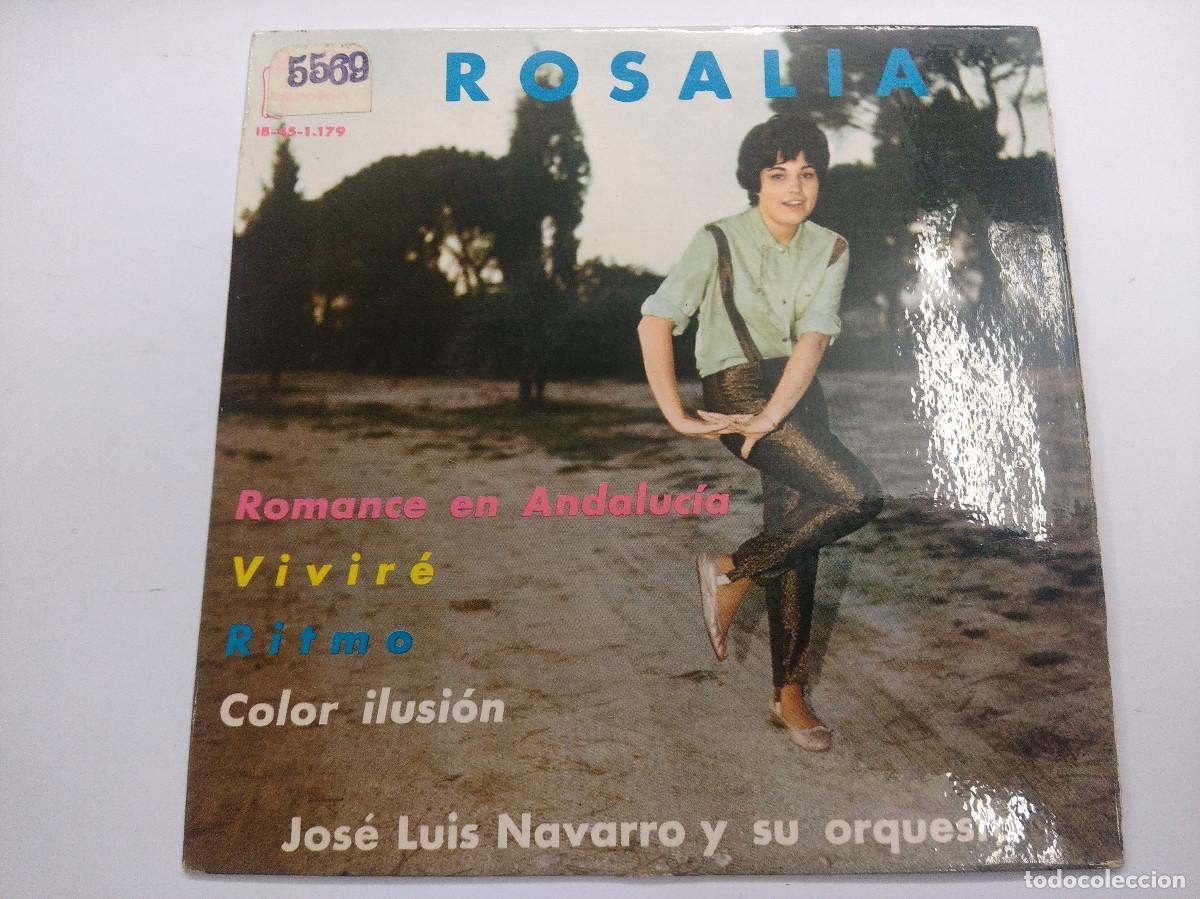 Discos de vinilo: ROSALIA/ROMANCE EN ANDALUCIA/SINGLE. - Foto 1