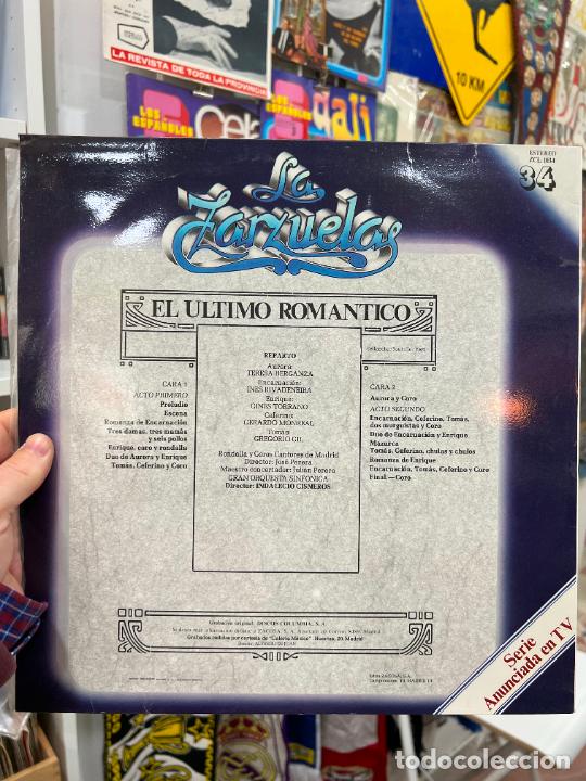 Discos de vinilo: LP LA ZARZUELA - EL ULTIMO ROMANTICO - Foto 2