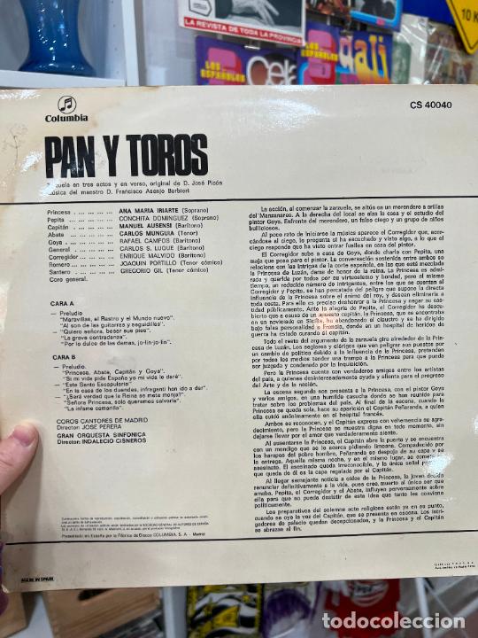 Discos de vinilo: LP PAN Y TOROS - Foto 2
