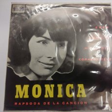 Discos de vinilo: MONICA+ LOS SUPERS/ERES/RAPSODA DE LA CANCION/SINGLE.. Lote 380833969