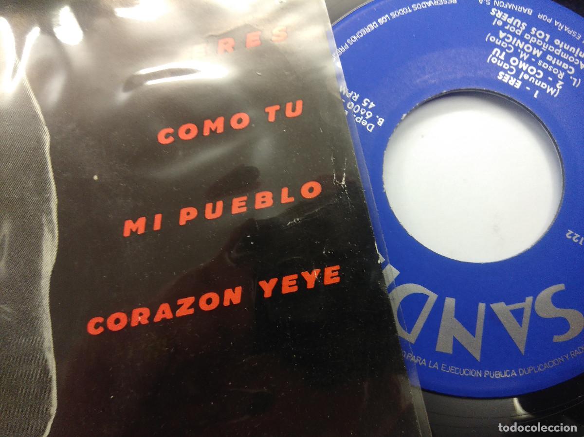 Discos de vinilo: MONICA+ LOS SUPERS/ERES/RAPSODA DE LA CANCION/SINGLE. - Foto 2