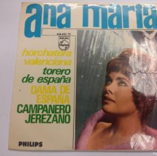 Discos de vinilo: ANA MARIA/HORCHATERA VALENCIANA/SINGLE.. Lote 380835224