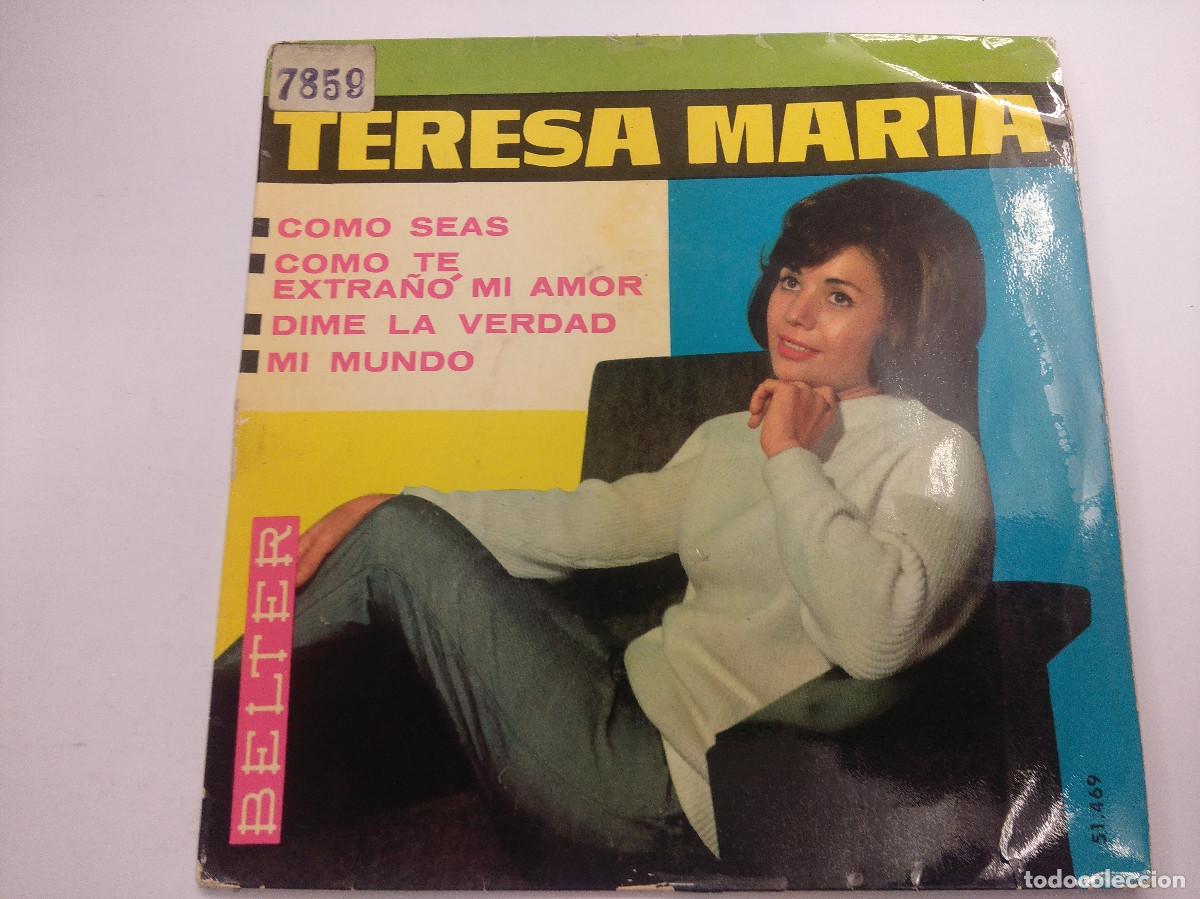 Discos de vinilo: TERESA MARIA/COMO SEAS/SINGLE. - Foto 1