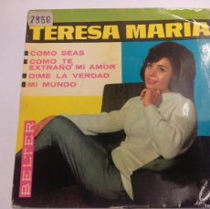 Discos de vinilo: TERESA MARIA/COMO SEAS/SINGLE.. Lote 380836139
