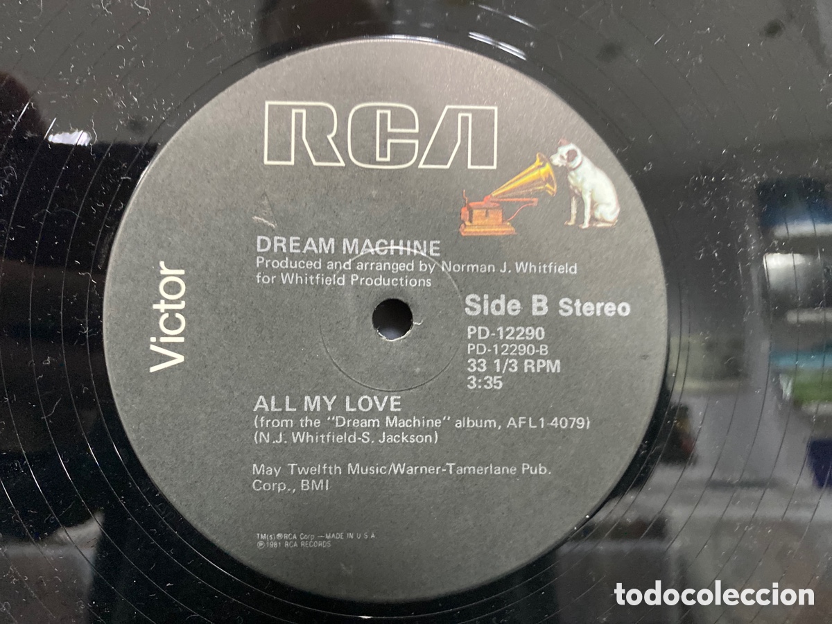 Discos de vinilo: Dream Machine - Shakedown / All My Love (12&rdquo;) - Foto 2