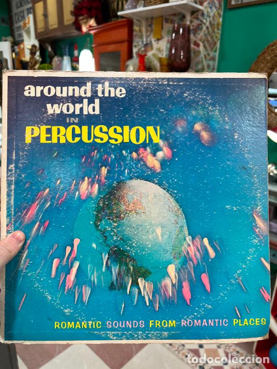 Discos de vinil: LP AROUND THE WORLD IN PERCUSSION