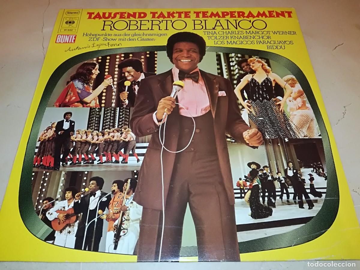 Discos de vinilo: ROBERTO BLANCO-TAUSEND TAKTE TEMPERAMENT- - Foto 1