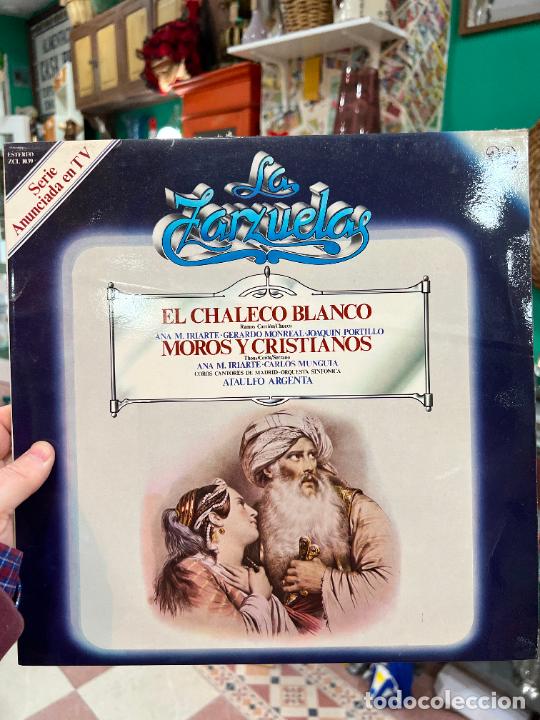 Discos de vinilo: LP EL CHALECO BLANCO - Foto 1