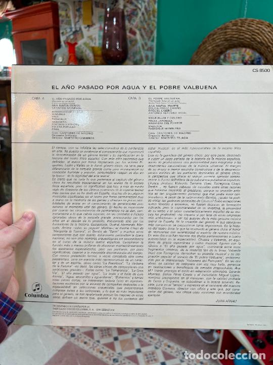 Discos de vinilo: LP EL A&Ntilde;O PASADO POR AGUA - Foto 2