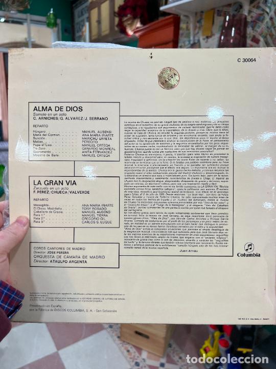Discos de vinilo: LP ALMA DE DIOS - LA GRAN VIA - Foto 2