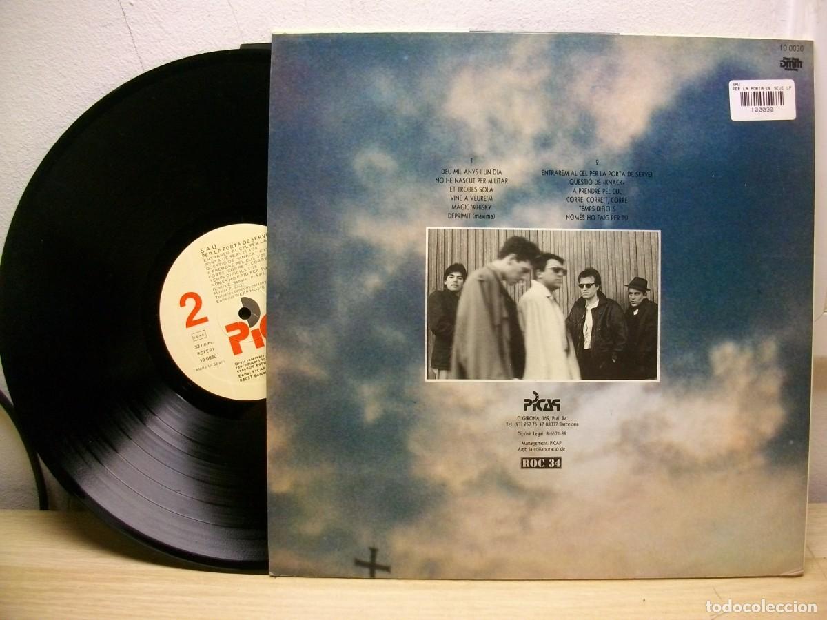 Discos de vinilo: SAU PER LA PORTA DE SERVEI LP - Foto 2
