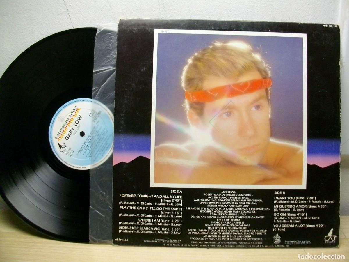 Discos de vinilo: Gary Low &ndash; Go On LP - Foto 2
