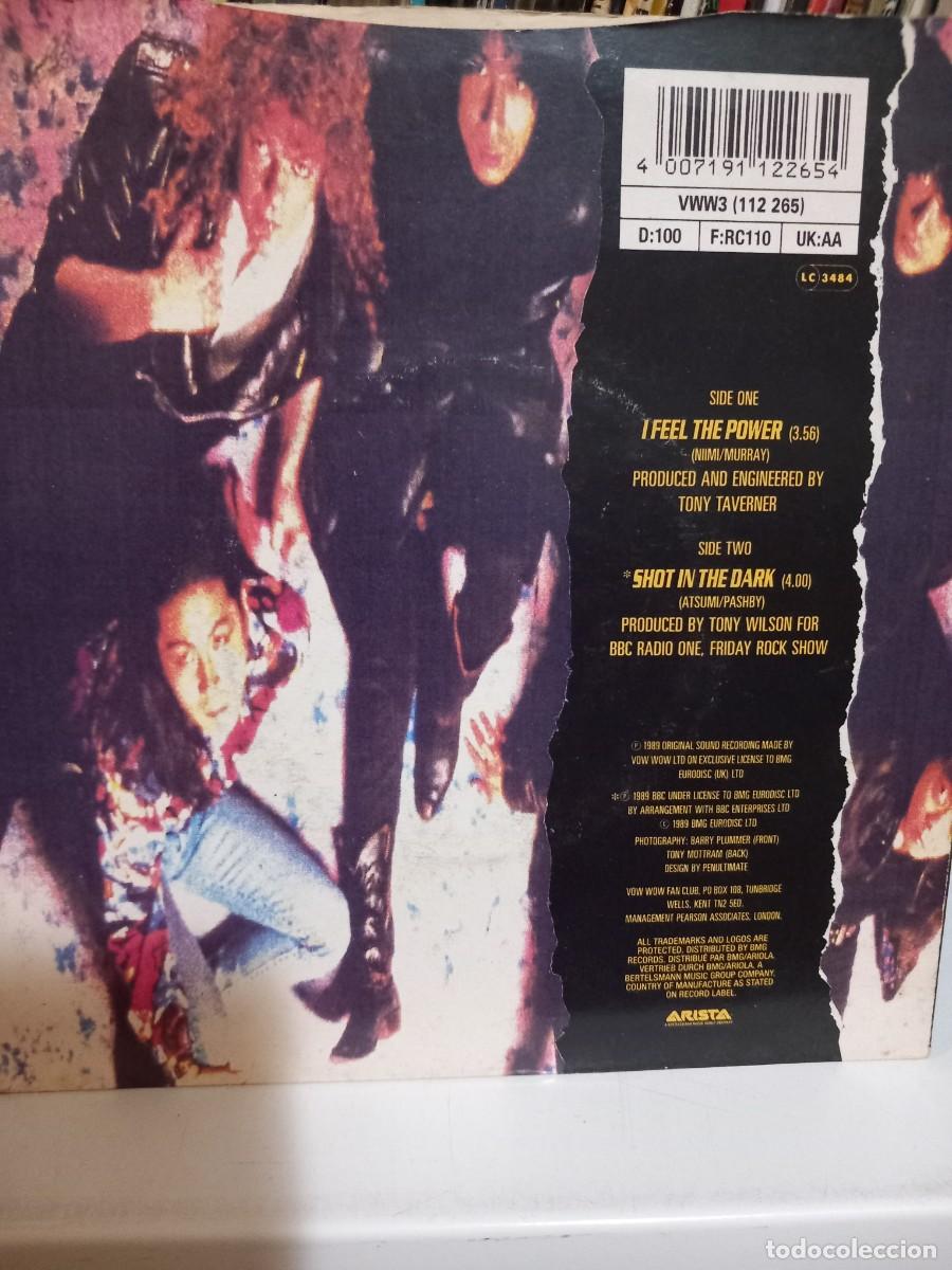 Discos de vinilo: wow wow - i feel the power - simple uk - Foto 2